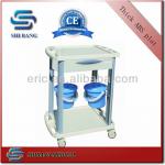 CE ISO Hot sale hospital ABS plastic trolley SJ-PCT001B3 plastic trolley