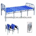 cheap 10 legs metal four layers folding bed with wooden fabric board Z-01 Z-01