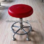 cheap adjustable shop counter stool with wheels HG1118