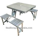 Cheap Aluminum Folding Picnic Table with Chair TLH-6018A