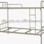 cheap and practical simple design steel dorm bed for students/stuff, commercial school furniture, metal bunk bed for adults XTGH010