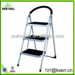 Cheap metal folding step ladder with handrail(YSF-7013C-L) YSF-7013C