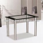 cheap modern glass dining room table designs CG-DTA 16