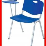 Cheap plastic stackable classroom training room students chair with wtiring tablet CNBM8001A