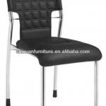 cheap price metal frame stackable leather office chair K-03-1