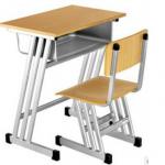 cheap school furniture single desk and chair S343