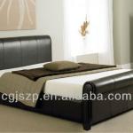 Cheap sledge lether bed leather bed BJ40