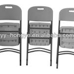 cheap white blow mold plastic folding chair(banquet,camping,garden) HY-Y60A