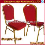 Cheaper shinny metal banquet chair HPT-14-003