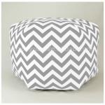 Chevron Contemporary Modern Floor Ottomans And Pouf OT1019