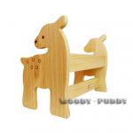 Child Pine Wood Desk Deer 1 T0094-DK1-NR