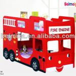 Children Furniture/Bunk Bed For Kids/Funky Fire Engine Bunk Bed in Red Color 902-19R 902-19R