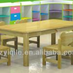 children furniture table chair for 6 people YQL-16110