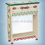 Children Hand painted MDF bedside table with one drawer. B23095