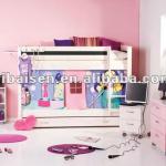 Children&#39;s Beds, Wooden Bunk Bed YBS-HPB0001 YBS-HPB0001