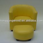 children sofa with stool,sofa furniture,modern leather sofa LG08-S018