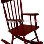 Childrens Rocking Chair Child Boy Girl Brown Wood White RC-009