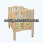 China manufacture newest wooden baby crib (WJ278352) WJ278352