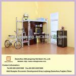 china school bunk beds with wardrobe QHX-TC012