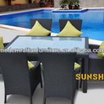 China shunde furniture factory- outdoor rattan dining set FCO-014 FCO-014