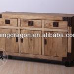 Chinese Antique Reclaimed Teak Wood Natural Sideboard S-2