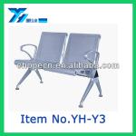 Chinese hot sale stainless steel hospital waiting chair YH-Y13