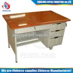 Chinese hot selling mdf steel furniture cheap price office desk price FL-001 IK-001