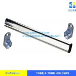 Chrome Oval Tube and Tube Holder 15x30mm 27091301