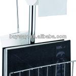 Chrome Spare Toilet Roll Holder and Magazine Rack MR203