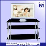 Chromed tubes glass tv console MGR-9710 MGR-9710