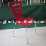 chroming steel frame bentwood restaurant chair JD-F03019