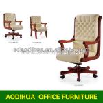 Classic European Style wood office chair with caster HL-610 HL-610