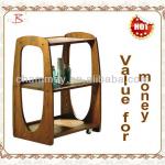 Classic wood beauty trolly suppliers for sale B-688(wood color)