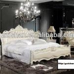 classical solid wooden bed ZSB001