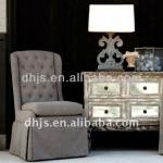 Classical Upholstered Dining Chair With Linen-Fabric SE030-02  Chair