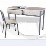 classroom steel wood school home student writing desk table with student chair for sale HF-A249