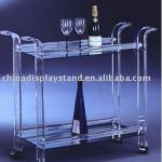 Clear Acrylic Bar Cart/ acrylic lucite bar cart Bar Cart002