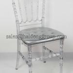 Clear crystal Resin Napoleon Chair Made with Brand Raw Material/Resin Napoleon Chair