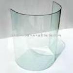 clear tempered deep curved glass made to order