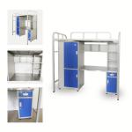 college steel bed with desk and locker YL-05