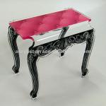 Colored unique Acrylic Bedroom bench VJBB01