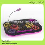 colorful laptop desk with LED light and cushion DE03B