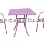 Colorful outdoor furniture dining set WF-1042