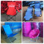 Colorful Striped Steel Folding Beach Chair/Camping Chair For Adult. XY-133 folding beach chair