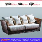 Comfortable luxury velvet hotel sofa designs RA103-3