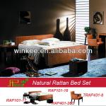 Comfortable rattan king size bed RAP101-16