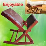 Comfortable Rocking Footrest Foot Stool For Leg Rest Support Relax-PU Leather HOGA0151