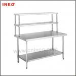 Commercial Stainless Steel Kitchen Hotel Table(INEO are professional on commercial kitchen project) SS18-06-1200