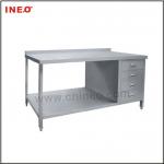 Commercial Stainless Steel Restaurant Tables(INEO are professional on commercial kitchen project) SS98-07-1500