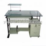 compact glass computer desk table LM-2318